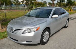Silver Camry Rental Car in LA