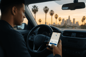 Affordable economy car rental in LA